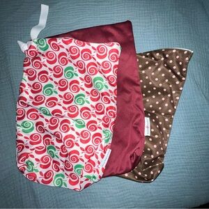 Applecheeks & Blueberry Wetbags Zippered Storage Sacs